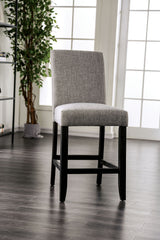 Brule Light Gray Counter Height Chair from Furniture of America - Luna Furniture