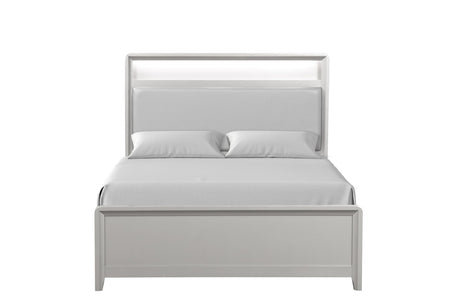 Bryne Champagne LED King Bed from Furniture of America - Luna Furniture