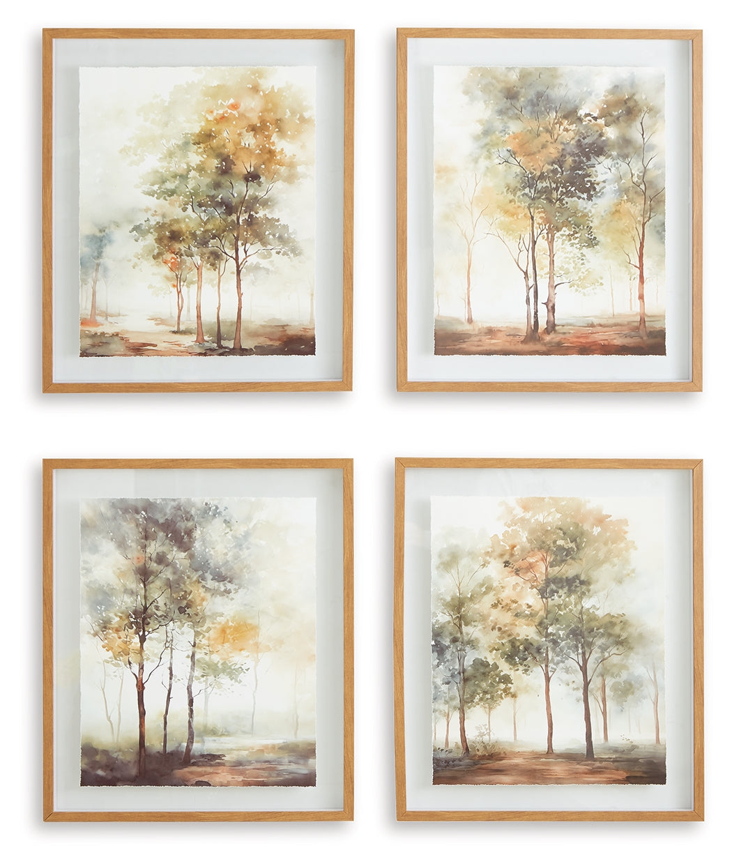 Bryneford Multi Wall Art (Set of 4) from Ashley Furniture - Luna Furniture