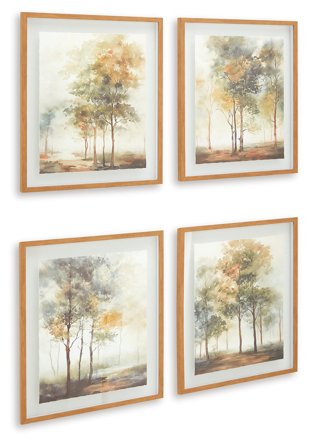 Bryneford Multi Wall Art (Set of 4) from Ashley Furniture - Luna Furniture