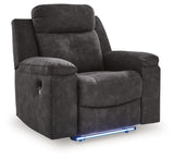 Brysonview Charcoal Recliner from Ashley Furniture - Luna Furniture