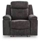 Brysonview Charcoal Recliner from Ashley Furniture - Luna Furniture