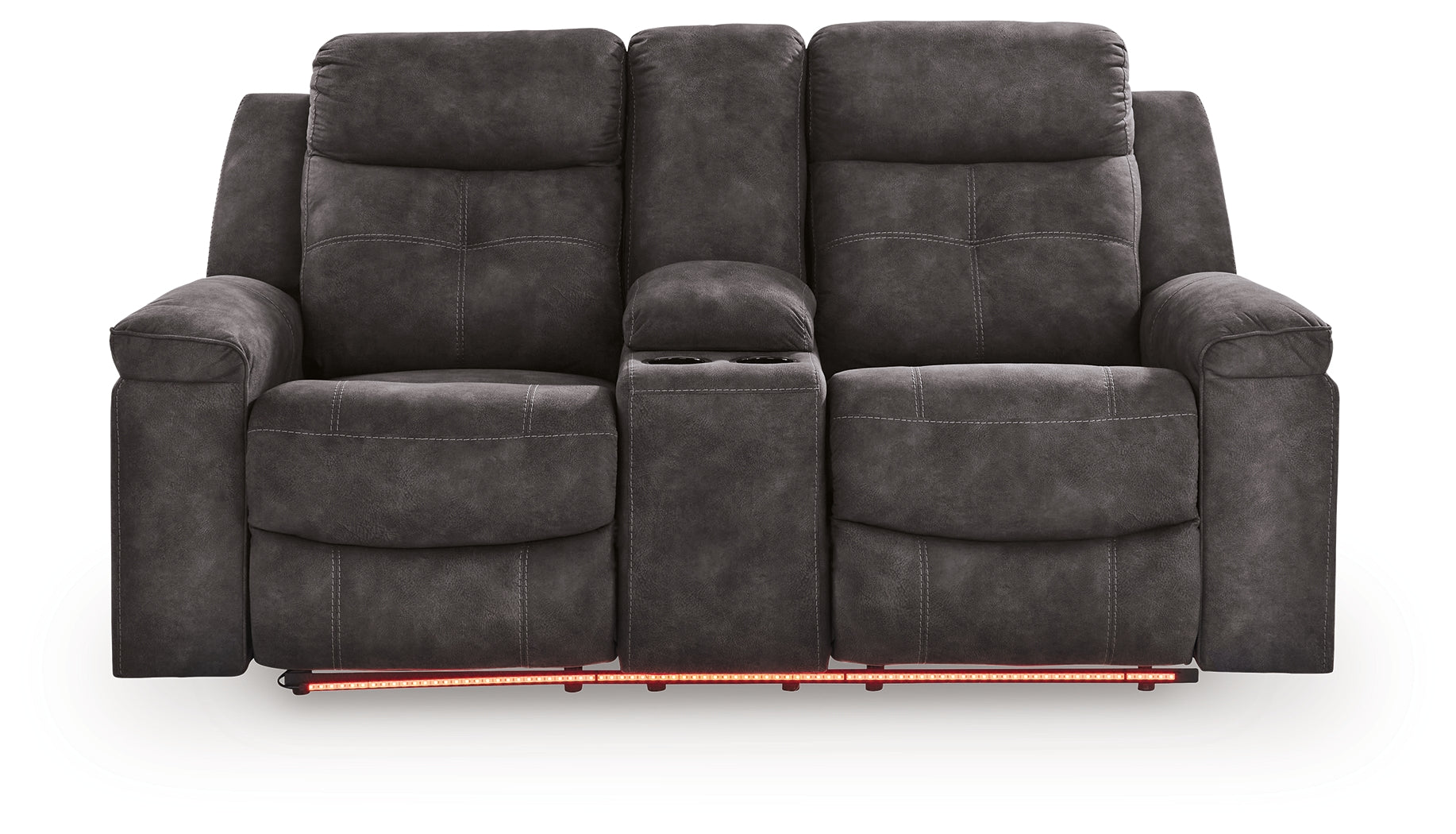レノックス LENOX アルカサル セゴビア城 Ashley Brysonview Charcoal Reclining Loveseat with Console – Luna
