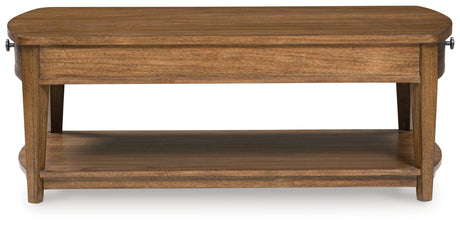 Burkbyer Brown Coffee Table from Ashley - Luna Furniture