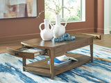 Burkbyer Brown Coffee Table from Ashley - Luna Furniture