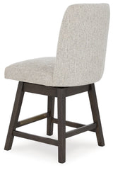 Burkhaus Dark Brown Counter Height Barstool, Set of 2 from Ashley - Luna Furniture