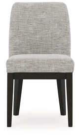 Burkhaus Dark Brown Dining Table and 8 Chairs with Server from Ashley - Luna Furniture