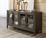 Burkhaus Dining Table and 8 Chairs with Storage in Dark Brown from Ashley - Luna Furniture