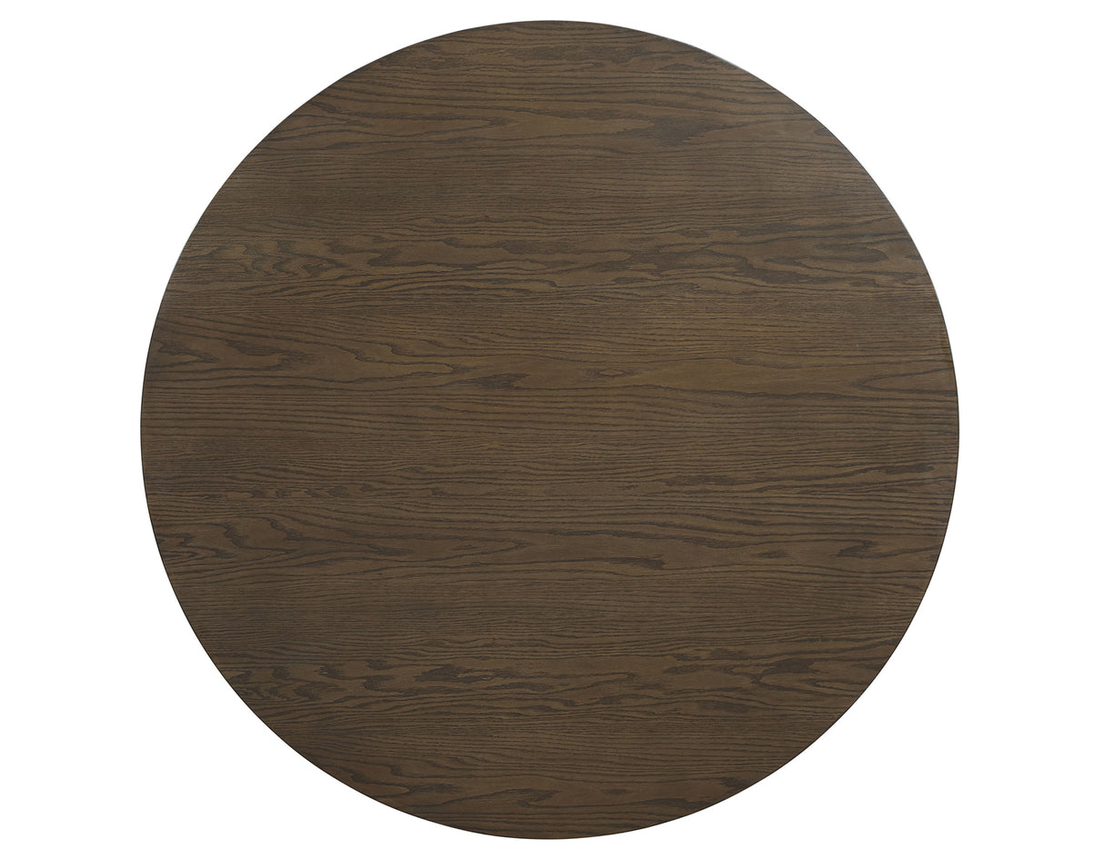 Burlington Ebony 52-inch Round Dining Table from Steve Silver - Luna Furniture