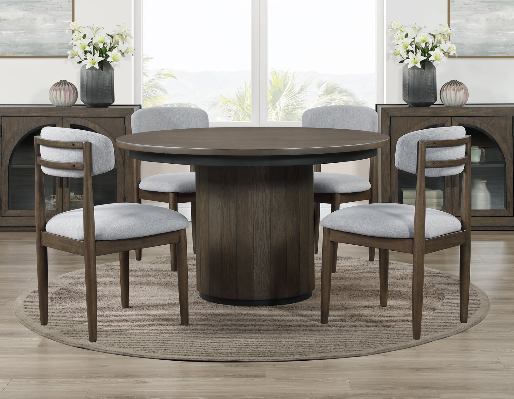 Steve Silver Burlington Upholstered Side Chair, Set of 2 – Luna