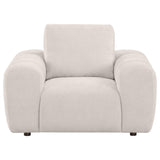 Burnett Ivory Chenille Upholstered Accent Chair from Coaster - Luna Furniture