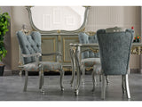 Buse Diningroom Table Light Green, Table 87" from Furnia - Luna Furniture