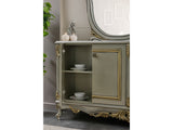 Buse Diningroom (Consol With Mirror & Dining Table & 2 Arm Chair & 4 Chair) Light Green from Furnia - Luna Furniture