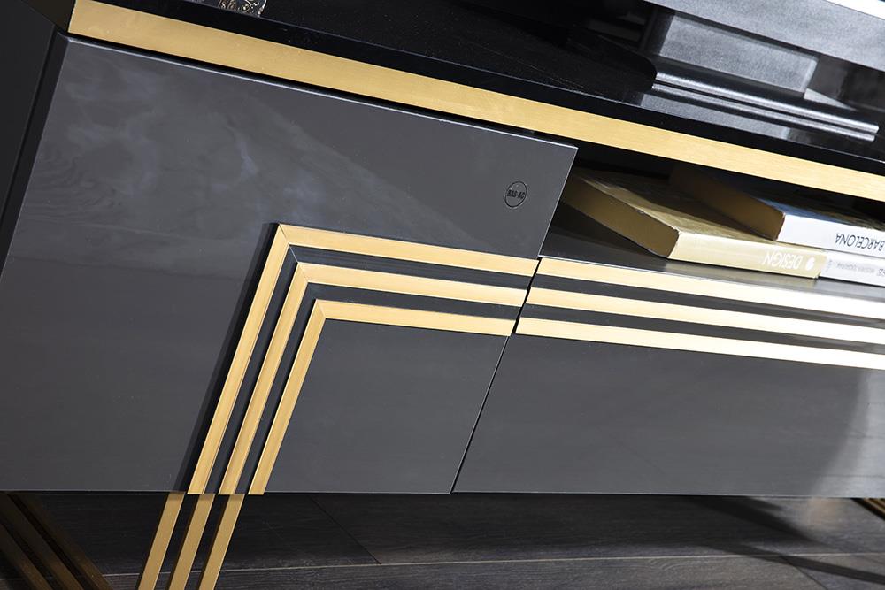 Carlino Prada Grey TV Stand from Bellona - Luna Furniture