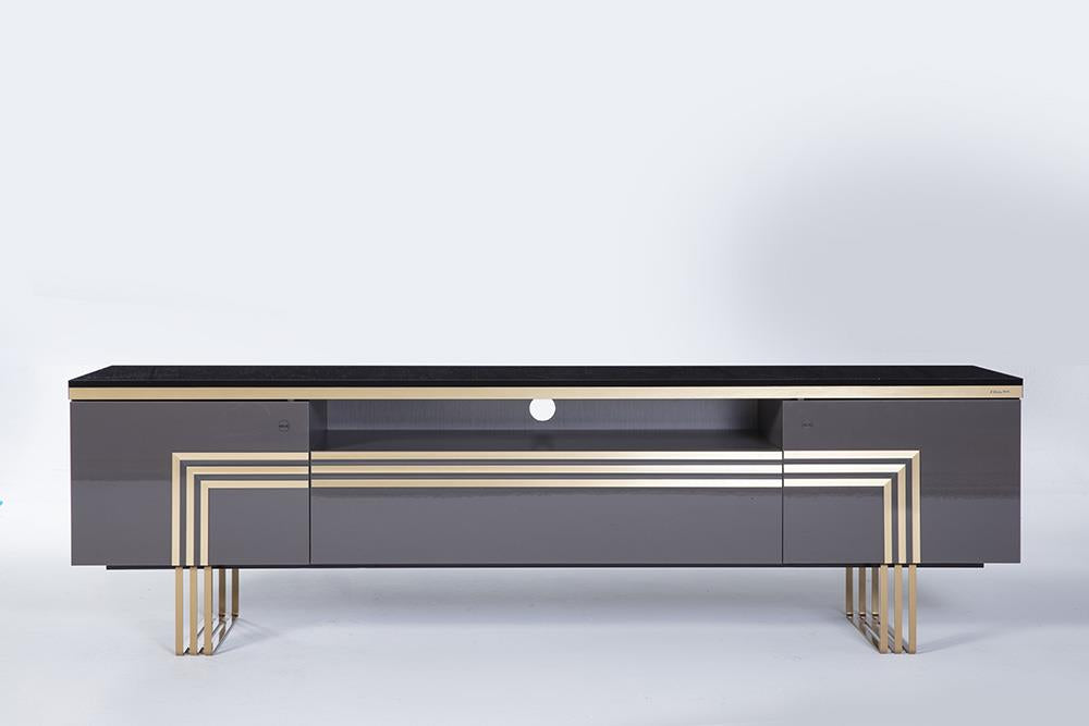 Carlino Prada Grey TV Stand from Bellona - Luna Furniture