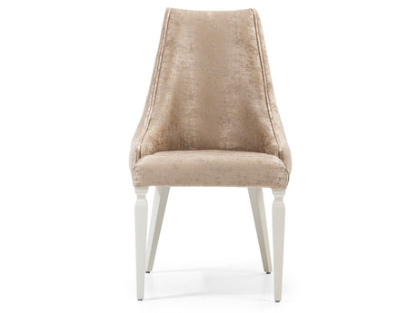 Carmen Cream Dining Chair from Furnia - Luna Furniture
