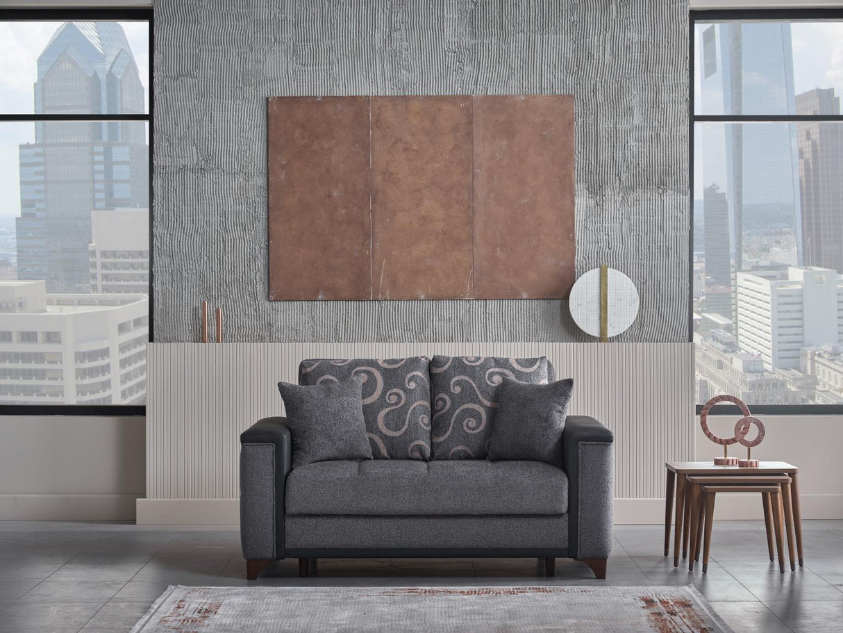 Charlotte Dupont Anthracite Chair from Bellona - Luna Furniture
