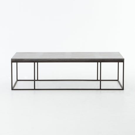 Harlow Small Coffee Table in Bluestone from Four Hands - Luna Furniture