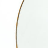 Bellvue Round Mirror in Polished Brass from Four Hands - Luna Furniture