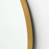 Bellvue Round Mirror in Polished Brass from Four Hands - Luna Furniture