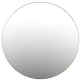 Bellvue Round Mirror in Polished Brass from Four Hands - Luna Furniture
