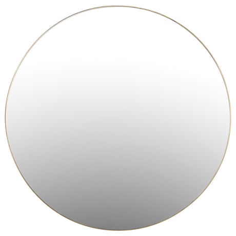 Bellvue Round Mirror in Polished Brass from Four Hands - Luna Furniture
