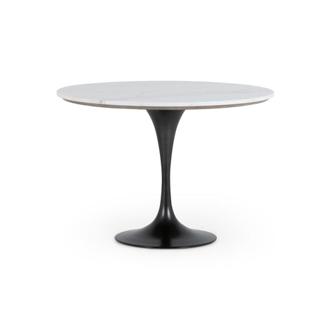 Powell Dining Table in White Marble from Four Hands - Luna Furniture