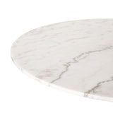 Powell Dining Table in White Marble from Four Hands - Luna Furniture