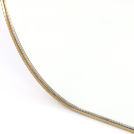 Bellvue Square Mirror in Polished Brass from Four Hands - Luna Furniture
