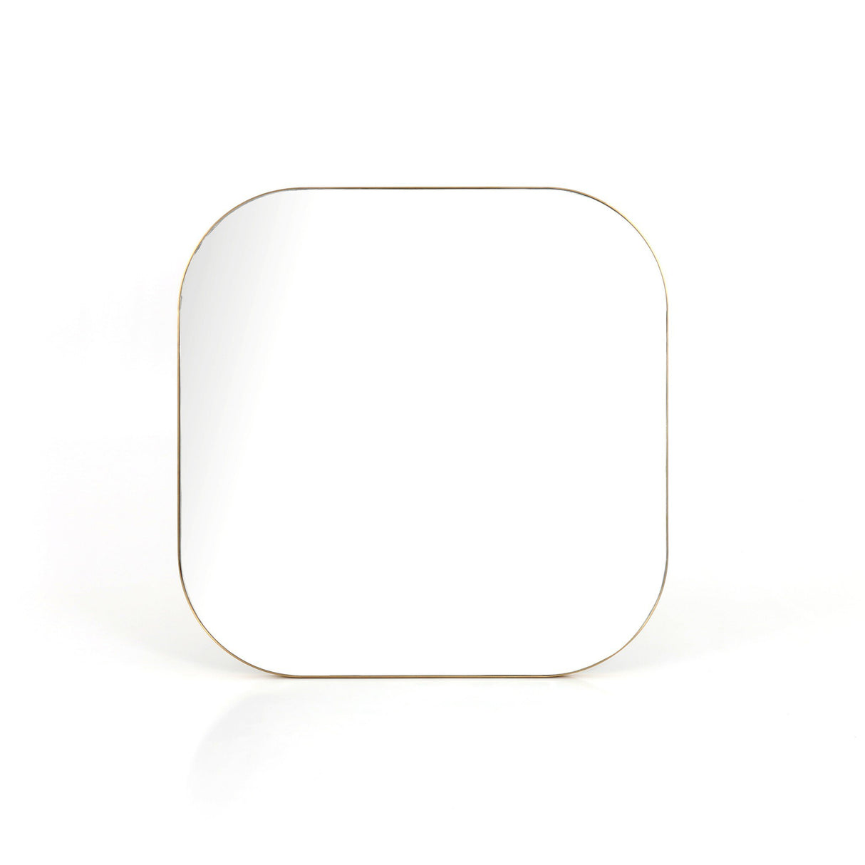 Bellvue Square Mirror in Polished Brass from Four Hands - Luna Furniture