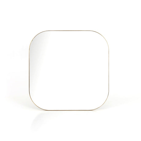 Bellvue Square Mirror in Polished Brass from Four Hands - Luna Furniture