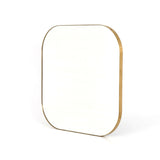 Bellvue Square Mirror in Polished Brass from Four Hands - Luna Furniture