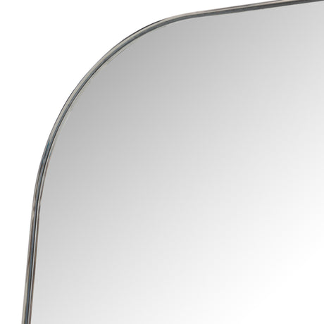 Bellvue Square Mirror in Shiny Steel from Four Hands - Luna Furniture