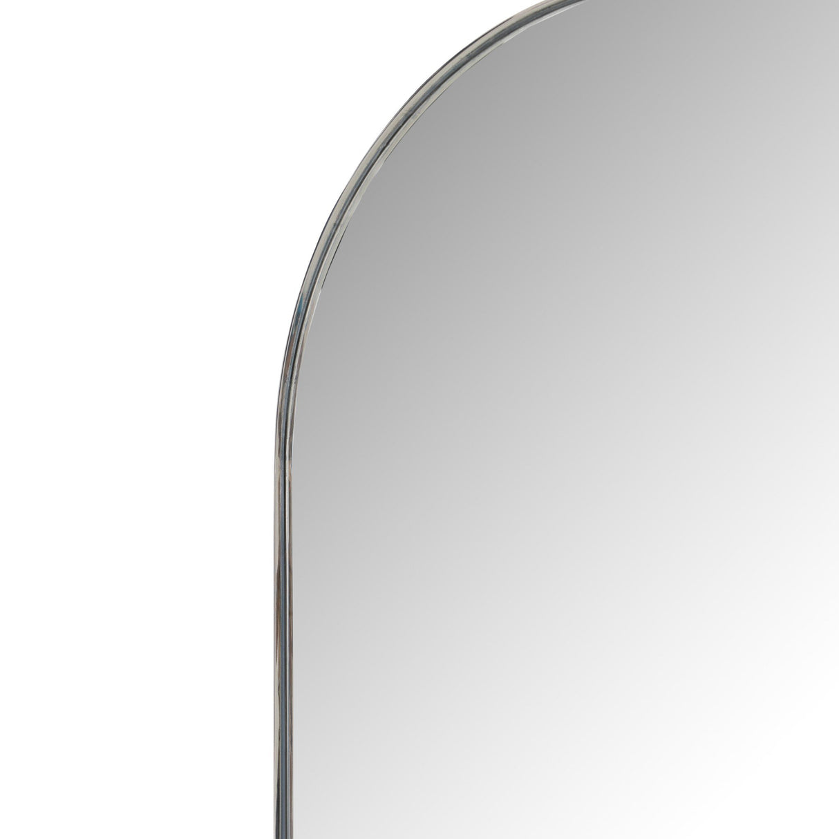 Bellvue Square Mirror in Shiny Steel from Four Hands - Luna Furniture