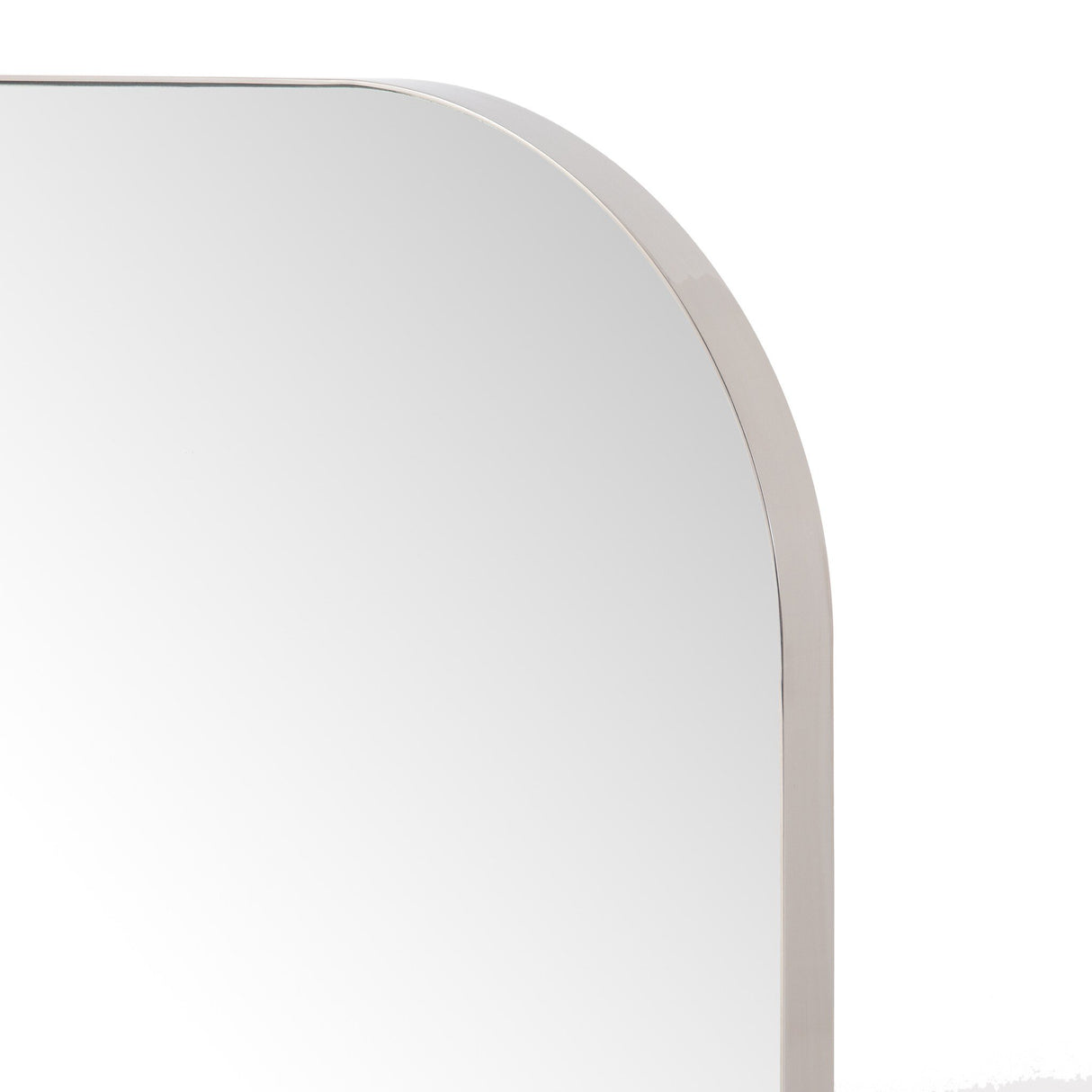 Bellvue Square Mirror in Shiny Steel from Four Hands - Luna Furniture