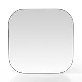 Bellvue Square Mirror in Shiny Steel from Four Hands - Luna Furniture