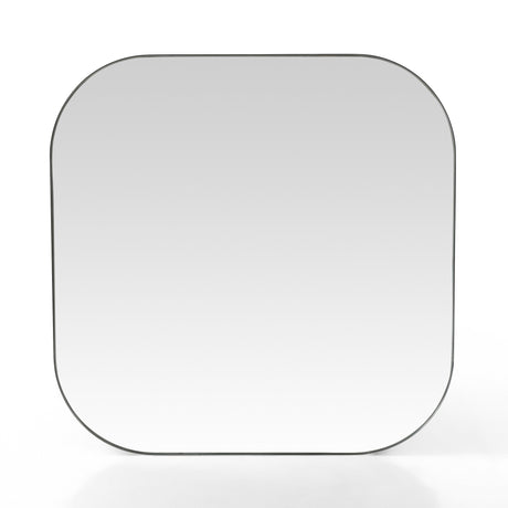 Bellvue Square Mirror in Shiny Steel from Four Hands - Luna Furniture