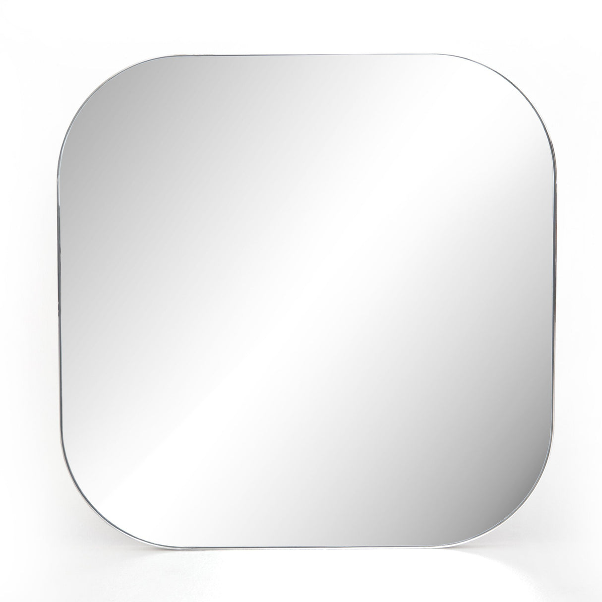 Bellvue Square Mirror in Shiny Steel from Four Hands - Luna Furniture