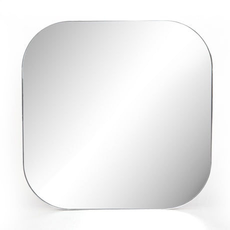 Bellvue Square Mirror in Shiny Steel from Four Hands - Luna Furniture