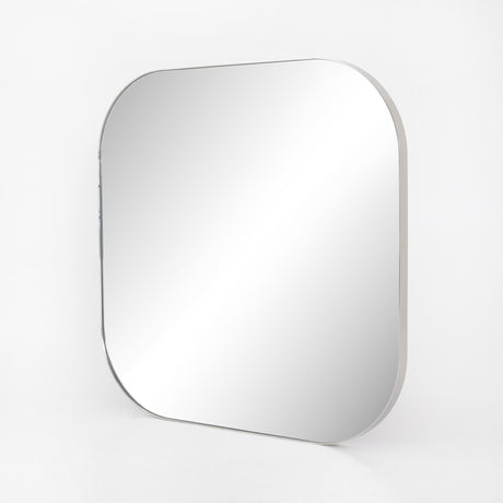 Bellvue Square Mirror in Shiny Steel from Four Hands - Luna Furniture