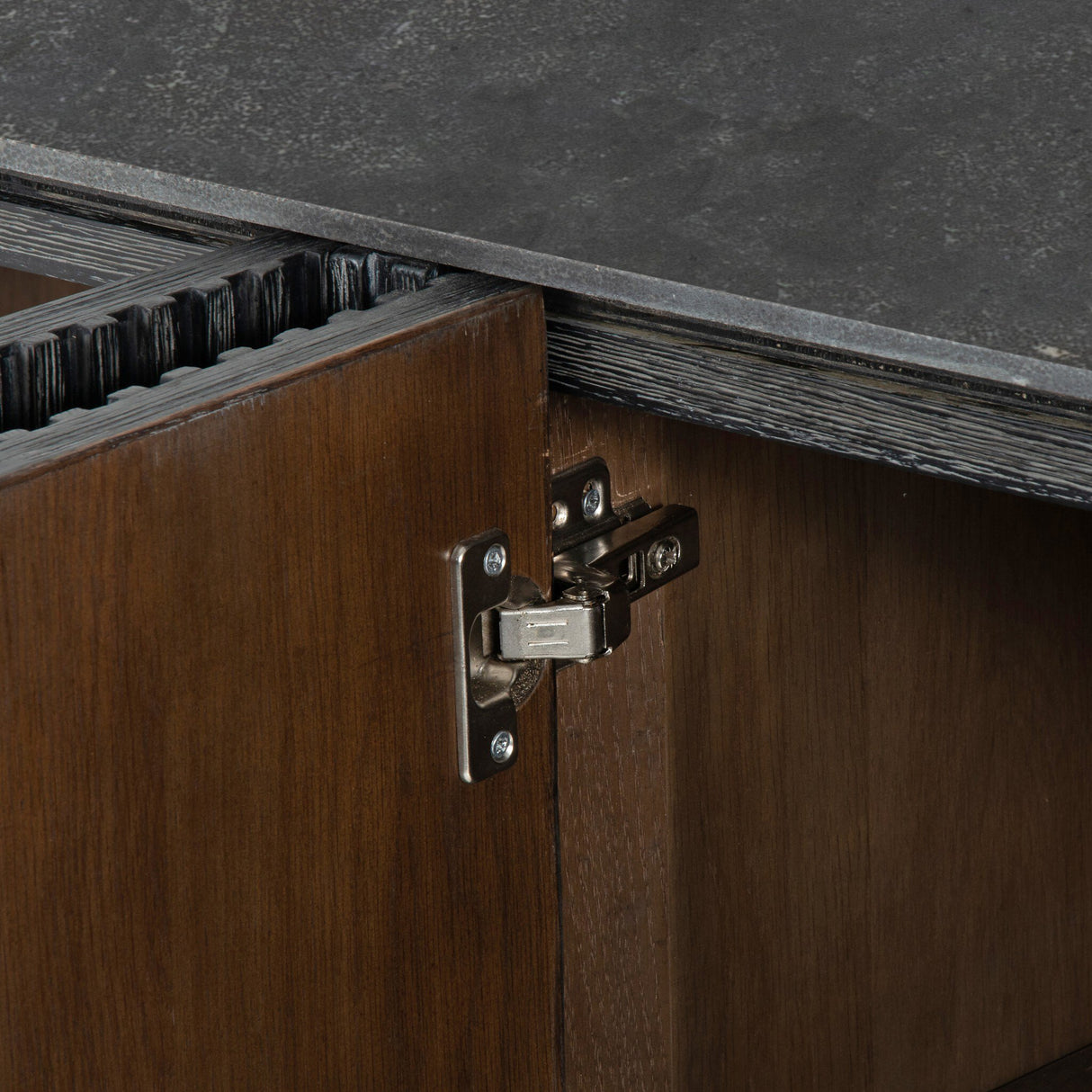 Laverne Sideboard in Washed Black from Four Hands - Luna Furniture