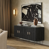 Laverne Sideboard in Washed Black from Four Hands - Luna Furniture