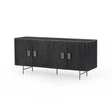 Laverne Sideboard in Washed Black from Four Hands - Luna Furniture