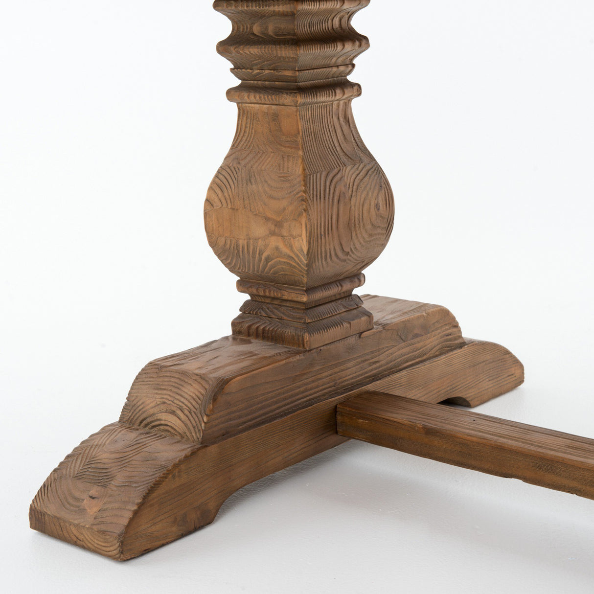 Durham Dining Table in Waxed Bleached Reclaimed Pine from Four Hands - Luna Furniture