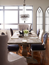 Durham Dining Table in Waxed Bleached Reclaimed Pine from Four Hands - Luna Furniture
