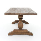 Durham Dining Table in Waxed Bleached Reclaimed Pine from Four Hands - Luna Furniture