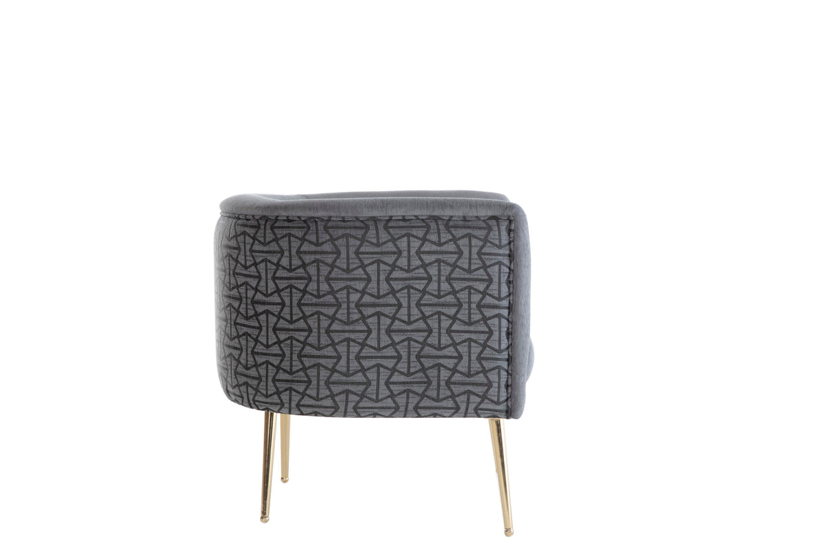 Cloak Grey Accent Chair from Bellona - Luna Furniture