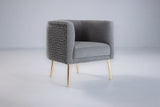 Cloak Grey Accent Chair from Bellona - Luna Furniture