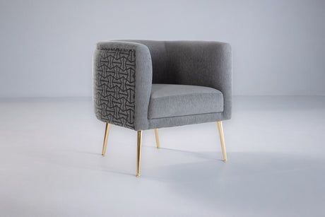 Cloak Grey Accent Chair from Bellona - Luna Furniture