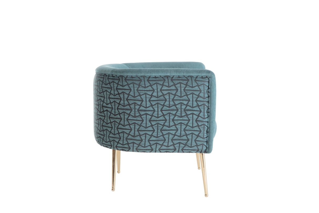 Cloak Green Accent Chair from Bellona - Luna Furniture